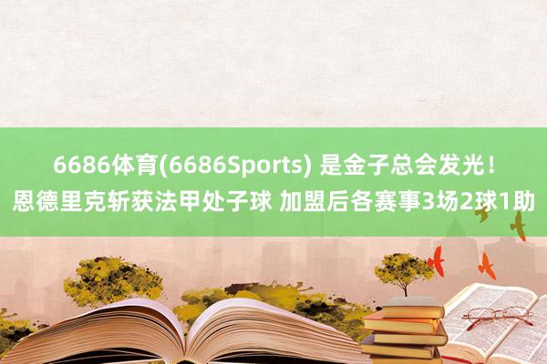 6686体育(6686Sports) 是金子总会发光！恩德里克斩获法甲处子球 加盟后各赛事3场2球1助