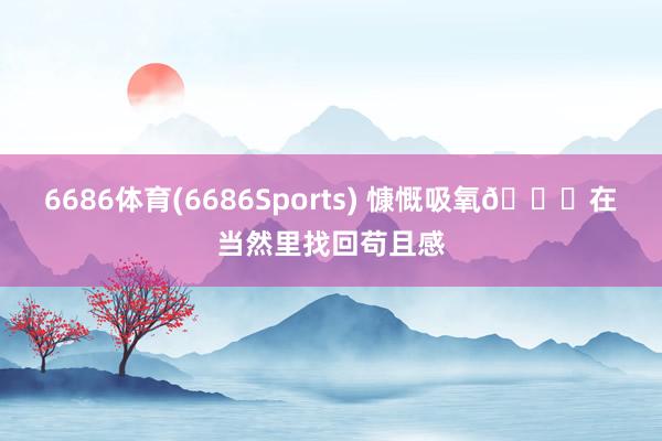 6686体育(6686Sports) 慷慨吸氧🍃在当然里找回苟且感
