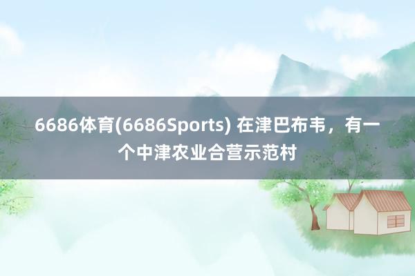 6686体育(6686Sports) 在津巴布韦，有一个中津农业合营示范村
