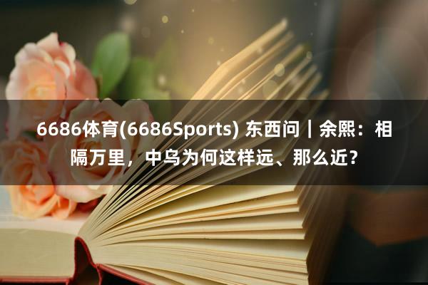6686体育(6686Sports) 东西问｜余熙：相隔万里，中乌为何这样远、那么近？